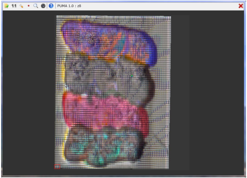 “Spectral map” shows impurities concentration at different points of a sample in the form of relief or color gradations